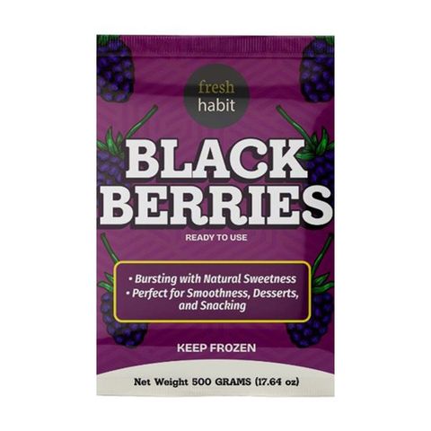 Fresh Habit Frozen Black Berries 500g