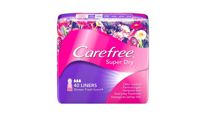 Carefree Liner Superdry Scented Panty Liner 40S