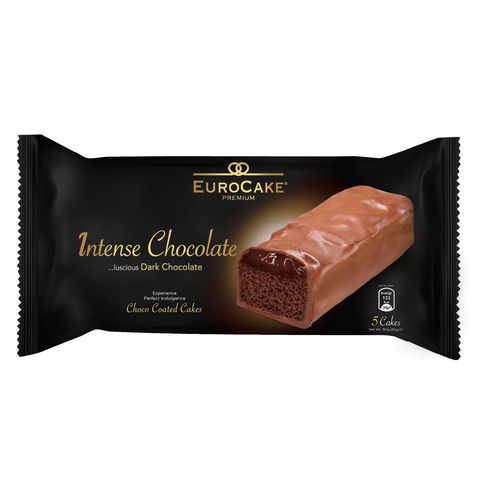 Eurocake Premium Intense Chocolate Choco Coated Cakes 5 x 30g