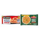 Lucky Me Pancit Canton Chilimansi 80g + Blue Bay Corned Tuna Hot & Spicy 85g