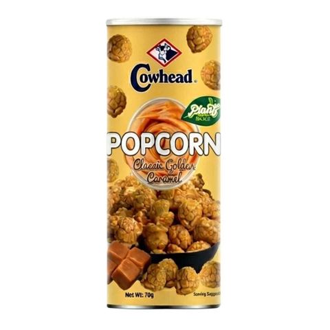 Cowhead Popcorn Classic Golden Caramel 70g