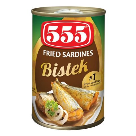 555 Fried Sardines Bistek 155g