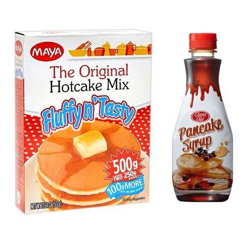 Pancake Bundle: Maya The Original Fluffyn'tasty Hotcake Mix 500g + Clara Ole Pancake Syrup - Maple 355ml