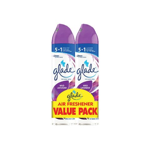 Glade Air Freshener Wild Lavender Twin Pack 2 x 320ml
