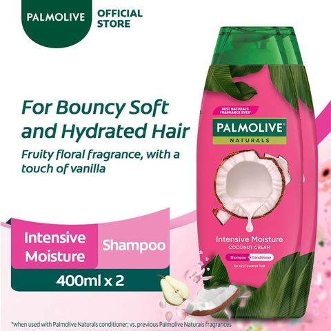 Palmolive Naturals Intensive Moisture Shampoo & Conditioner 2 x 400ml
