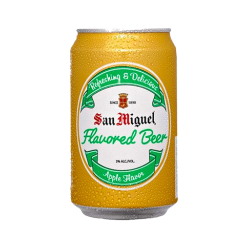 San Miguel Flavored Beer Apple Can 330ML