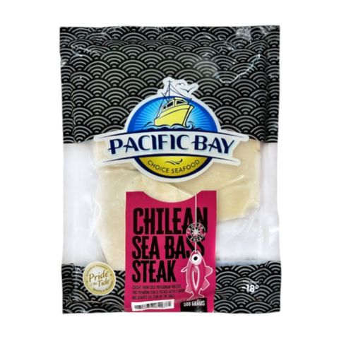 Pacific Bay Chilean Seabass Steak 500g (Frozen)