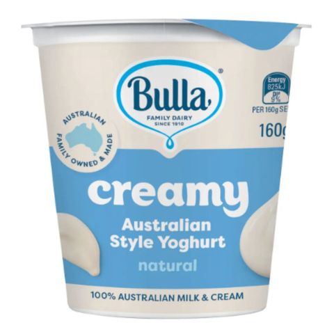 Bulla Australian Style Yoghurt Natural 160g