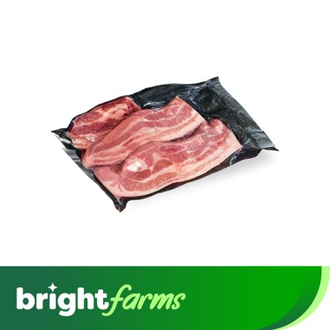 brightfarms Pork Liempo Sliced 1KG (Frozen)