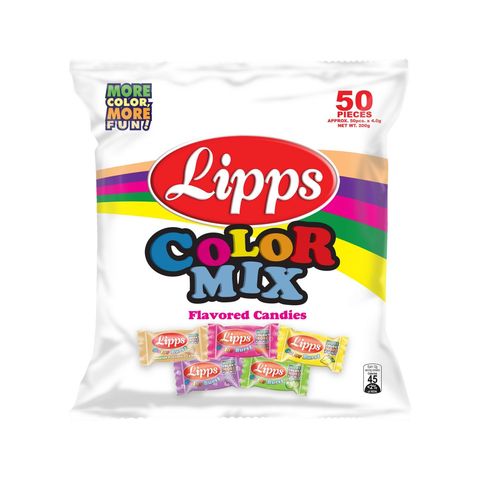 Lipps Pop Stix Color Rumble 50 Pieces