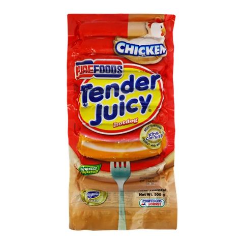 Tender Juicy Jumbo Chicken Hotdog 500G