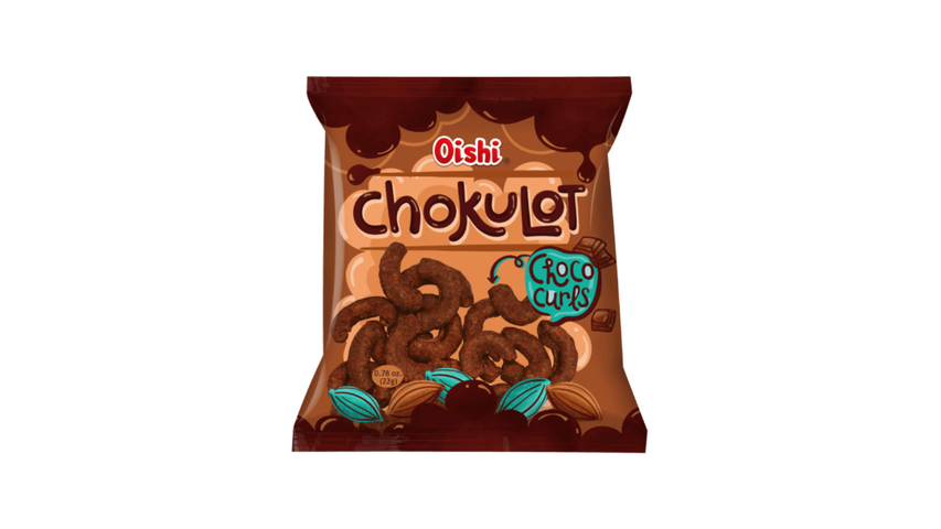 Oishi Chokulot Choco Curls 22g