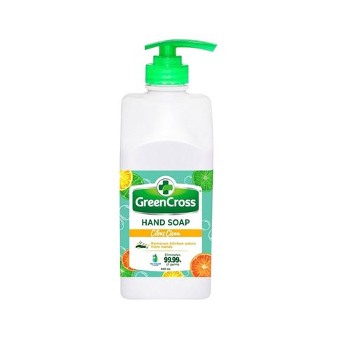 Green Cross Citrus Clean Antibacterial Hand Soap 500ml