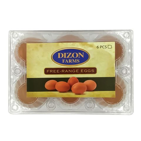 Dizon Farms Farm Fresh Eggs Large Brown 6 Pieces