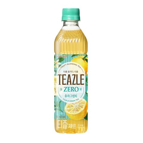 Teazle Zero Drink Yuja & Green Tea Flavor 500ml