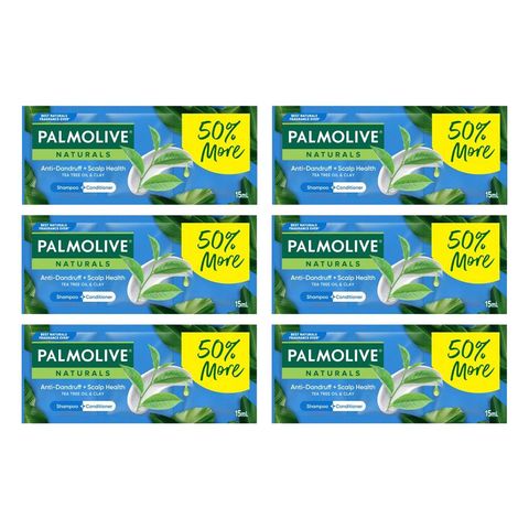 Palmolive Naturals Anti-Dandruff + Scalp Health Shampoo 15ml 6s