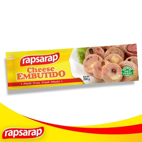Rapsarap Cheese Embutido 200g