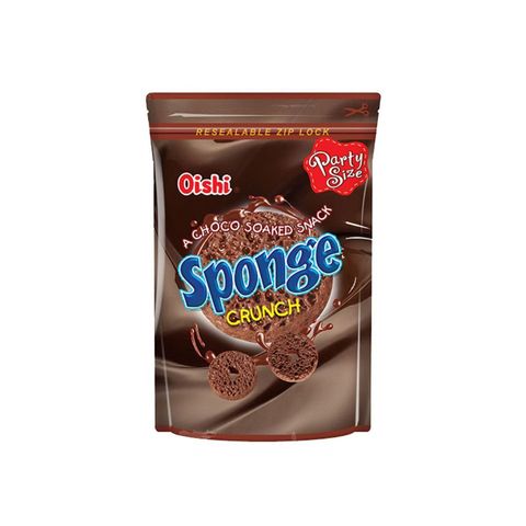 Oishi Sponge Crunch Chocolate Snack 120g