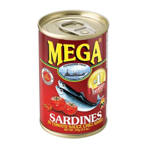 Mega Sardines In Chili Sauce 155G
