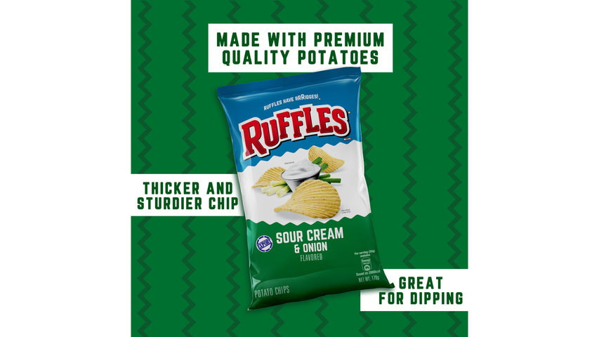 Ruffles Sour Cream & Onion 6.5oz