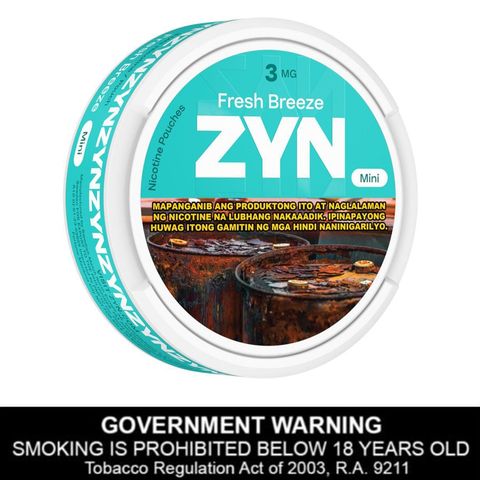 Zyn Fresh Breeze Can 3mg