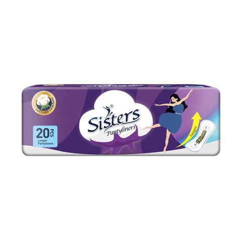 Sisters Long Panty Liner Budget Pack 20S