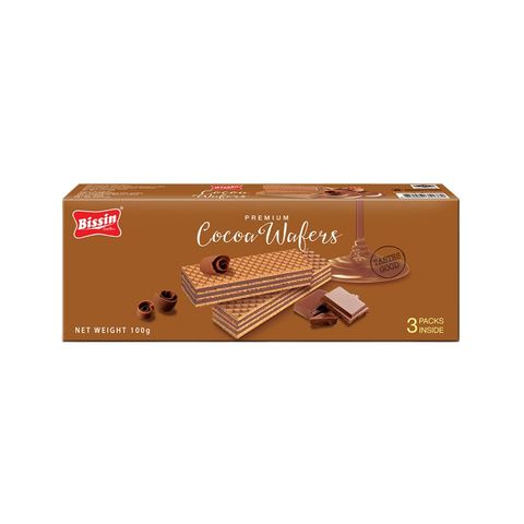 Bissin Wafer Cocoa Flavor 100g