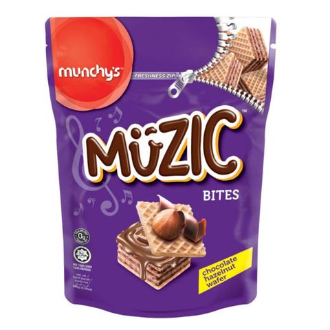 Muzic Hazelnut Wafer 180g