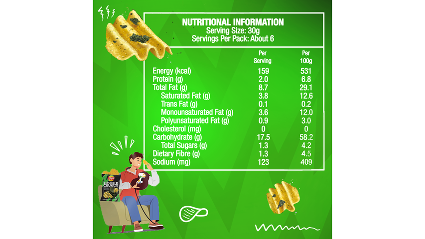 Lay's Double Crunch Overloaded Nori Seaweed 170g