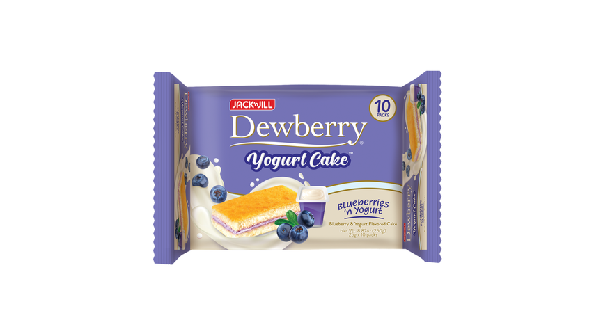 Jack 'n Jill Dewberry Yogurt Cake Blueberries 'n Yogurt 10 x 25g