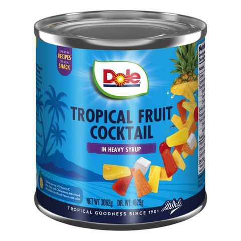 Dole Tropical Fruit Cocktail in Heavy Syrup 3062g