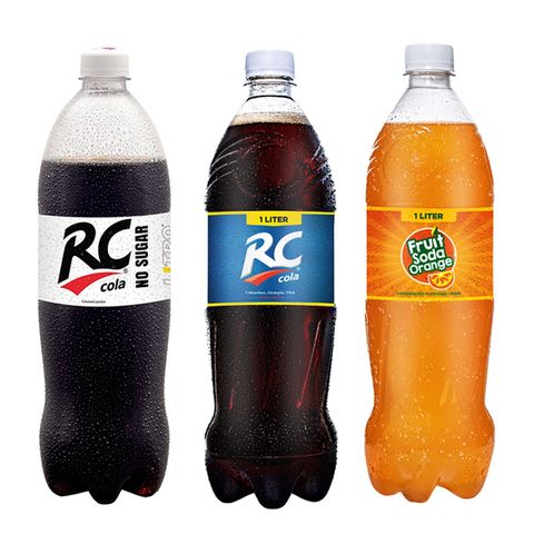 Sulit Trio: Rc Cola + Fruit Soda Orange + Rc Cola Zero Sugar