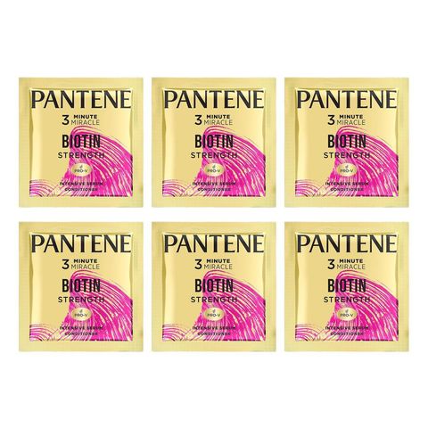 Pantene 3 Minute Miracle Biotin Strength Conditioner 13mL x 6