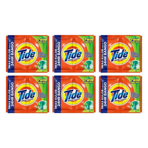 Tide Powder Perfect Clean Odor Defense Antibac Jumbo 6 x 74g