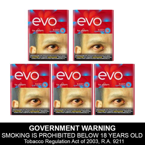 Evo for Ploom Ruby Option 20 x 5 Pieces