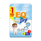EQ Dry Disposable Diaper Large 16s