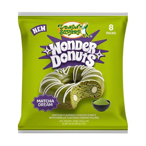 Lemon Square Wonder Donuts Wonder Donuts Matcha Dream 8 x 42g