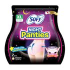 Sofy Night Shorts Heavy Flow Menstrual Pants Diaper (Large - XL) 2 Pieces