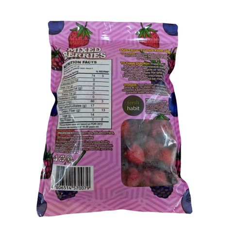 Fresh Habit Frozen Mixed Berries 500g