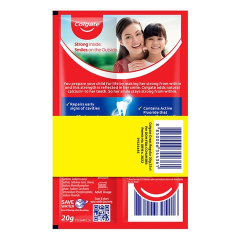 Colgate Maximum Cavity Protection Great Regular Flavor Toothpaste (23+1 Sachet) 24 x 20g