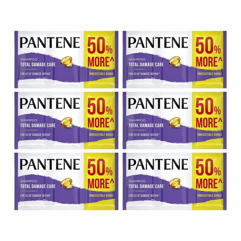 Pantene Shampoo Total Damage Care 6 x 15ml