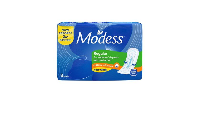 Modess Cottony Soft Maxi Non Wing Pads 8 Pieces