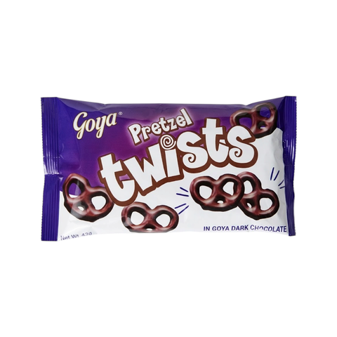 Goya Pretzel Twists Dark Chocolate 43g