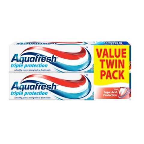 Aquafresh Fresh & Minty Toothpaste Twin Pack 2 x 100ml