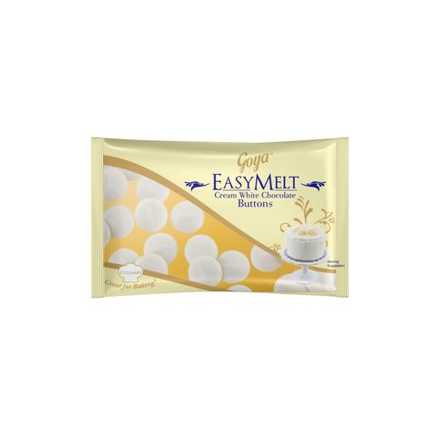 Goya Easy Melt Cream White Chocolate Buttons 180g