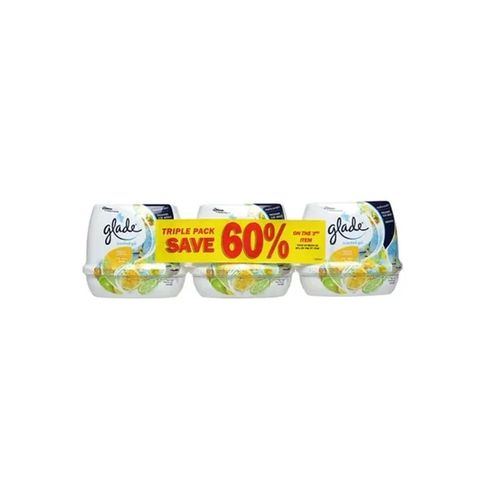 Glade Scented Gel Lemon (Save 60% on The 3rd Item) Triple Pack 3 x 180g