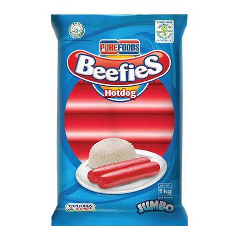 Purefoods Beefies Jumbo Hotdog 1kg