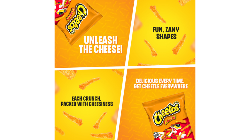 Cheetos Crunchy Cheese Flavored Corn Snacks 215g