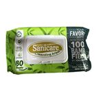 Sanicare Cleansing Wipes 80 Pieces