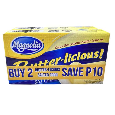 Magnolia Butter-licious Salted (Buy 2 Save P10) 2 x 200g